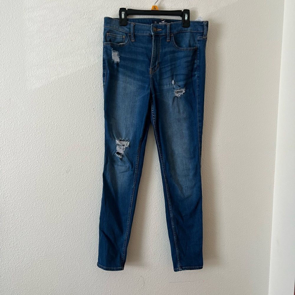 hollister high rise super skinny classic stretch jeans size 7
